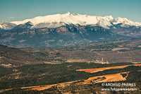 Vistas del Pirineo y Luzás llegando a La Cerulla